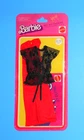 Vintage Barbie 1978 BEST BUY #2552 NRFC HTF RED  HALTER DRESS-BLACK LACE TOP MOC