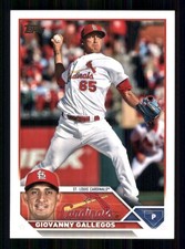 2023 Topps #13 Giovanny Gallegos RC St. Louis Cardinals 66142