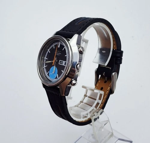Men's JAPAN Vintage 1975 AUTOMATIC CHRONOGRAPH Watch SEIKO 6139-8050"