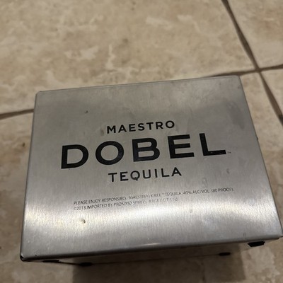 Dobel Maestro Tequila (By Jose Cuervo) Stainless Barware Bar Caddy Napkin Holder