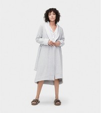 UGG Duffield II Seal Heather Robe Womens Size Large NEW 