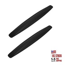 Pack of 2, Universal Rubber Anticollision Car Corner Bumper Guard Black