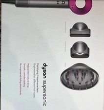 Dyson Supersonic Hair Dryer With 5 Attachments Nickel/Copper - open box