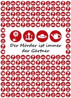 Gw618C Der MöRder Ist Immer Der GäRtner – Krimi-Dinner Spiel FüR 4 Pe Neu & Ovp