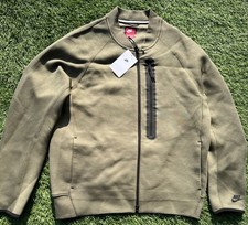 FB8008-222  Size Large  Nike Sportswear Tech Fleece Men's Bomber Jacket