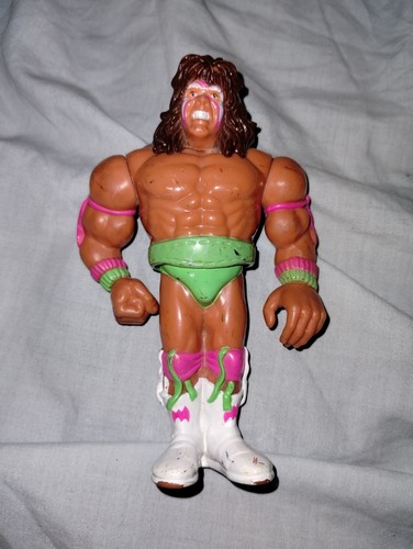 WWF Hasbro Ultimate Warrior Action Figure 1990 Ser...