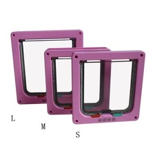 Cats Door for Sliding Door Dog Door for Wall Door Insert Automatic Closure