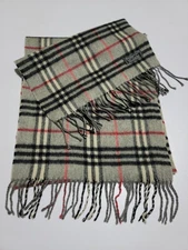 Burberry ultra premium vintage cashmere scarf - Burberry classic nova gray scarf