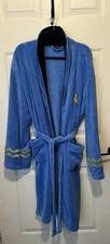 STAR TREK Robe Mr Spock Luxurious Fleece Bath Robe Dressing Gown Bathrobe NICE!