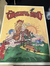 Dead and Company Poster  387/500 Grateful Dead 60 Golden Gate San Francisco