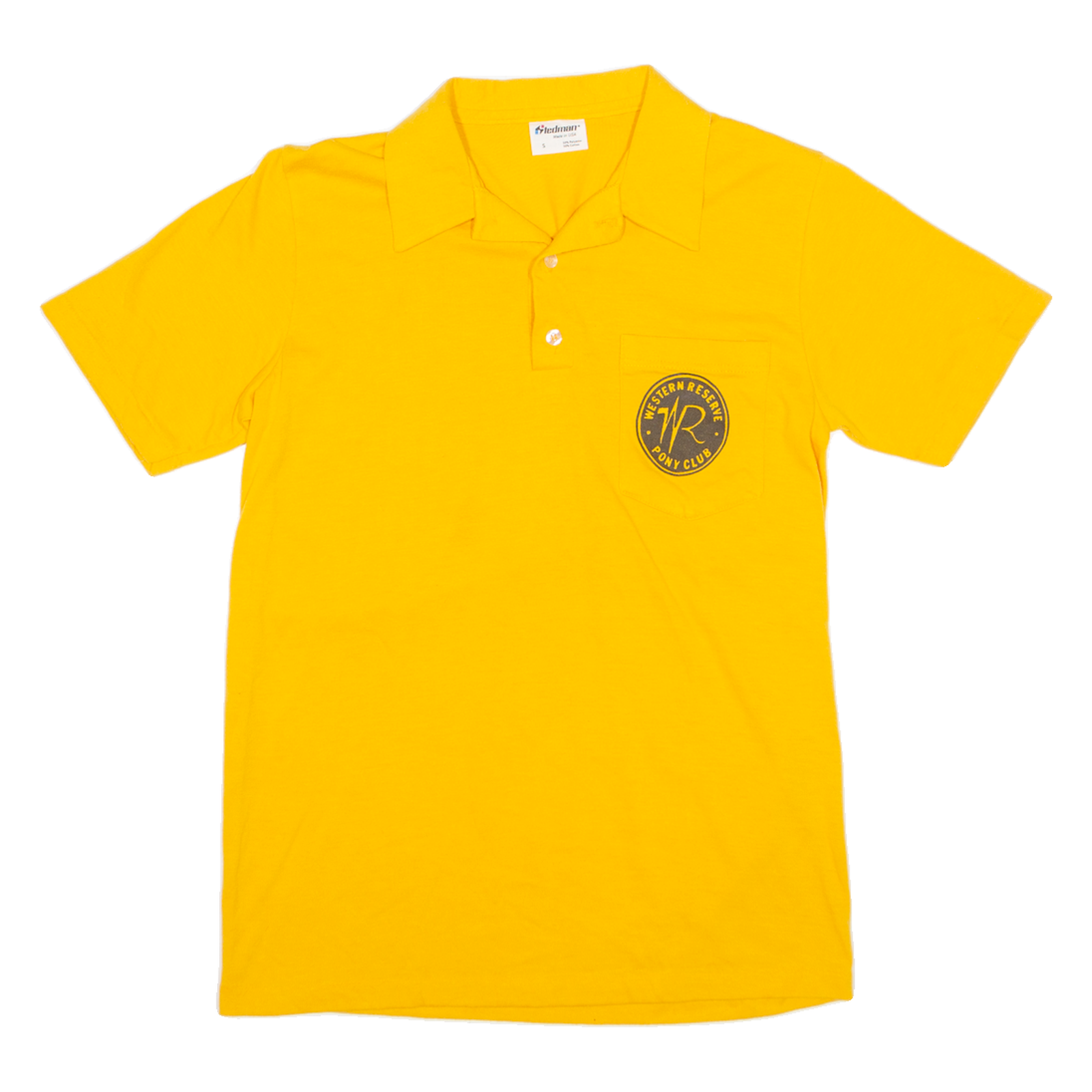 STEADMAN Western Pony Club Polo Uomo Giallo S