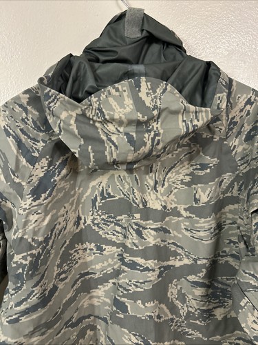 US Military All Purpose Environmental Camo Parka GoreTex Jacket Rain Medium Long - Picture 8 of 10