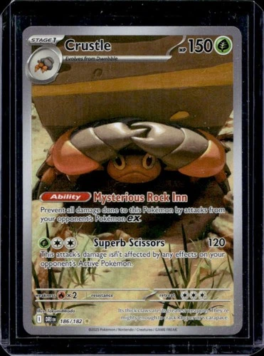 2025 Pokemon Destined Rivals Crustle #186/182