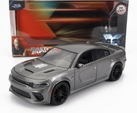 Jada 1/24 Toys Dodge Charger 2021 Fast Furious Grau Statisches Modell Diecast