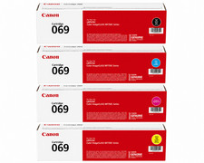 Canon 069 Toner Set 4 Pack Black, Cyan, Magenta, Yellow for MF751 MF753 MF755