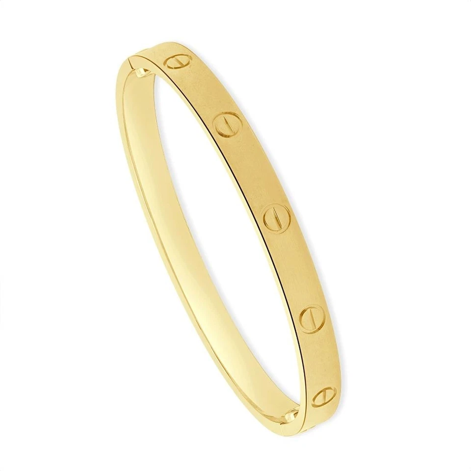 Cartier 18 Karat Yellow Gold Love Bracelet, Size 18 - Image 4 of 4