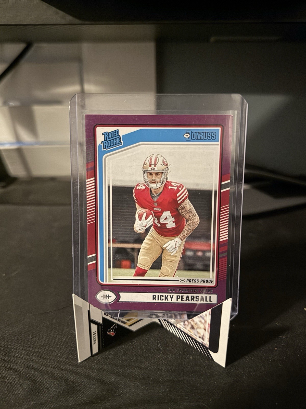 2024 Panini Donruss - Rated Rookie Ricky Pearsall #318 Purple Press Proof (RC)