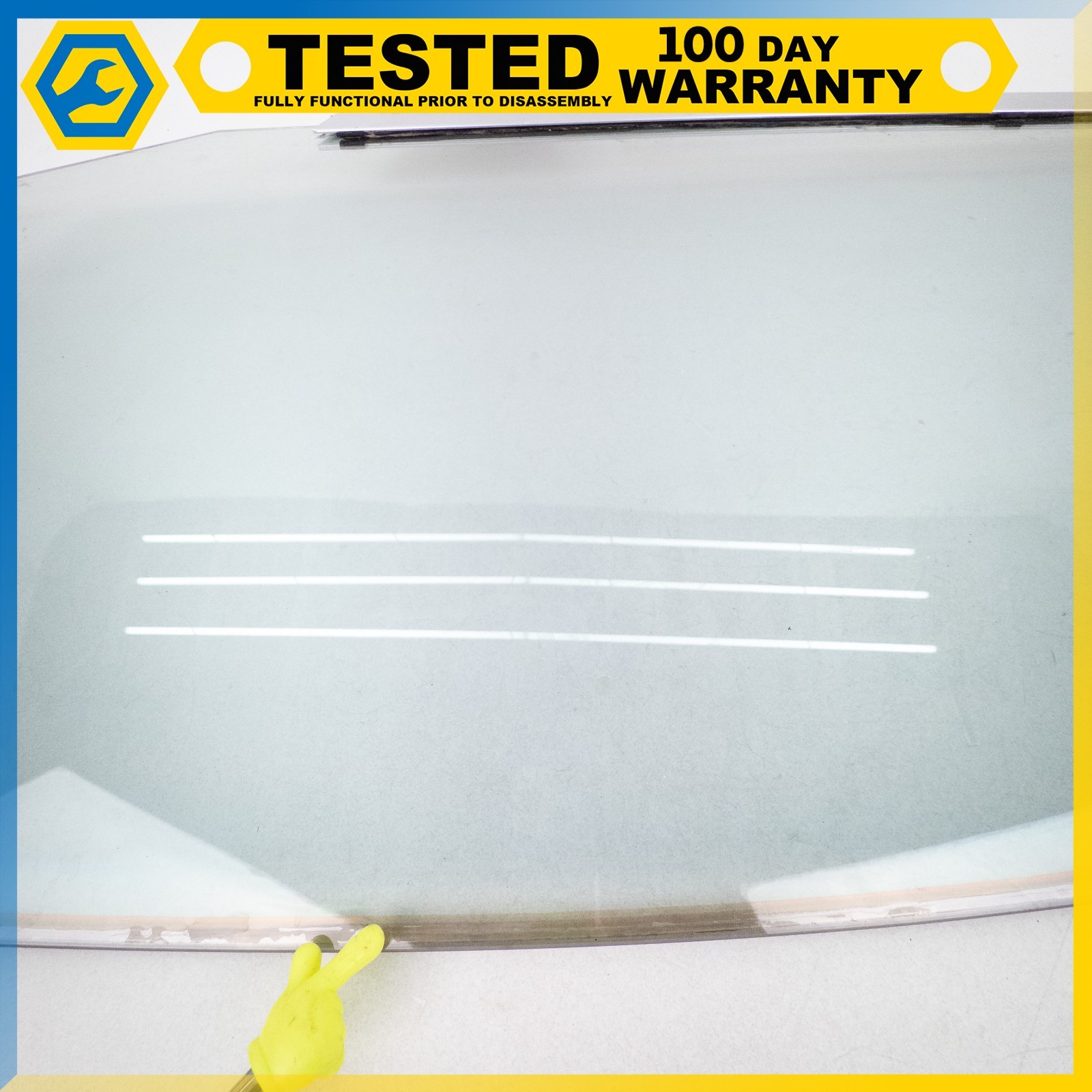03-10 BENTLEY CONTINENTAL GT COUPE FRONT LEFT DRIVER SIDE DOOR WINDOW GLASS OEM