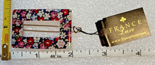 France Luxe Rectangular Hair Barrette - Classic NEW