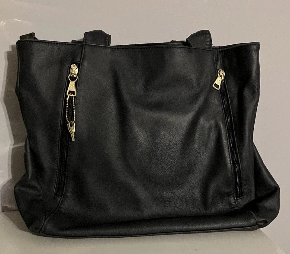 Browning Concealed Carry Black Purse Locking Zipper Adhesive Gun Holder - Image 2 of 4