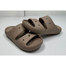 Crocs Unisex Classic V2 Sandals Taupe Size M8 W10 NWT 027SE