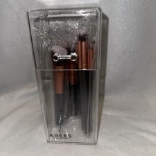 Makeup Brush Set and Holder Bundle 14 Professional Brushes and Vanity Organizer