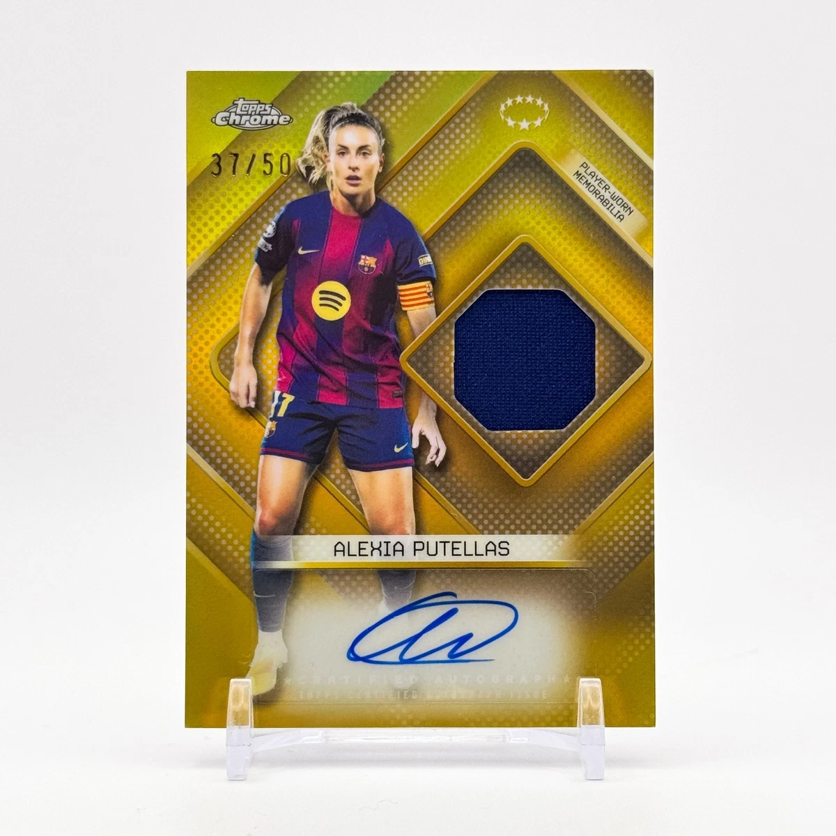 Topps Soccer FC Barcelona Autographed Sports Trading Cards