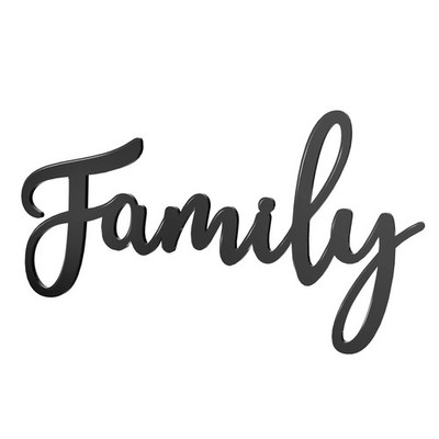 Zzbakress Family Signs for Home Decor Wall,Family Wall Rustic style2 