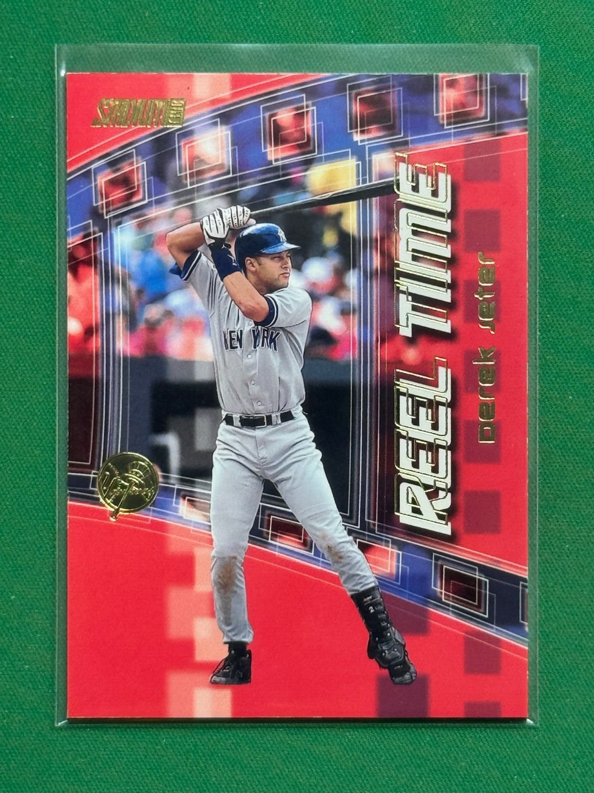 2002 Topps Stadium Club Baseball Reel Time #RT2 Derek Jeter