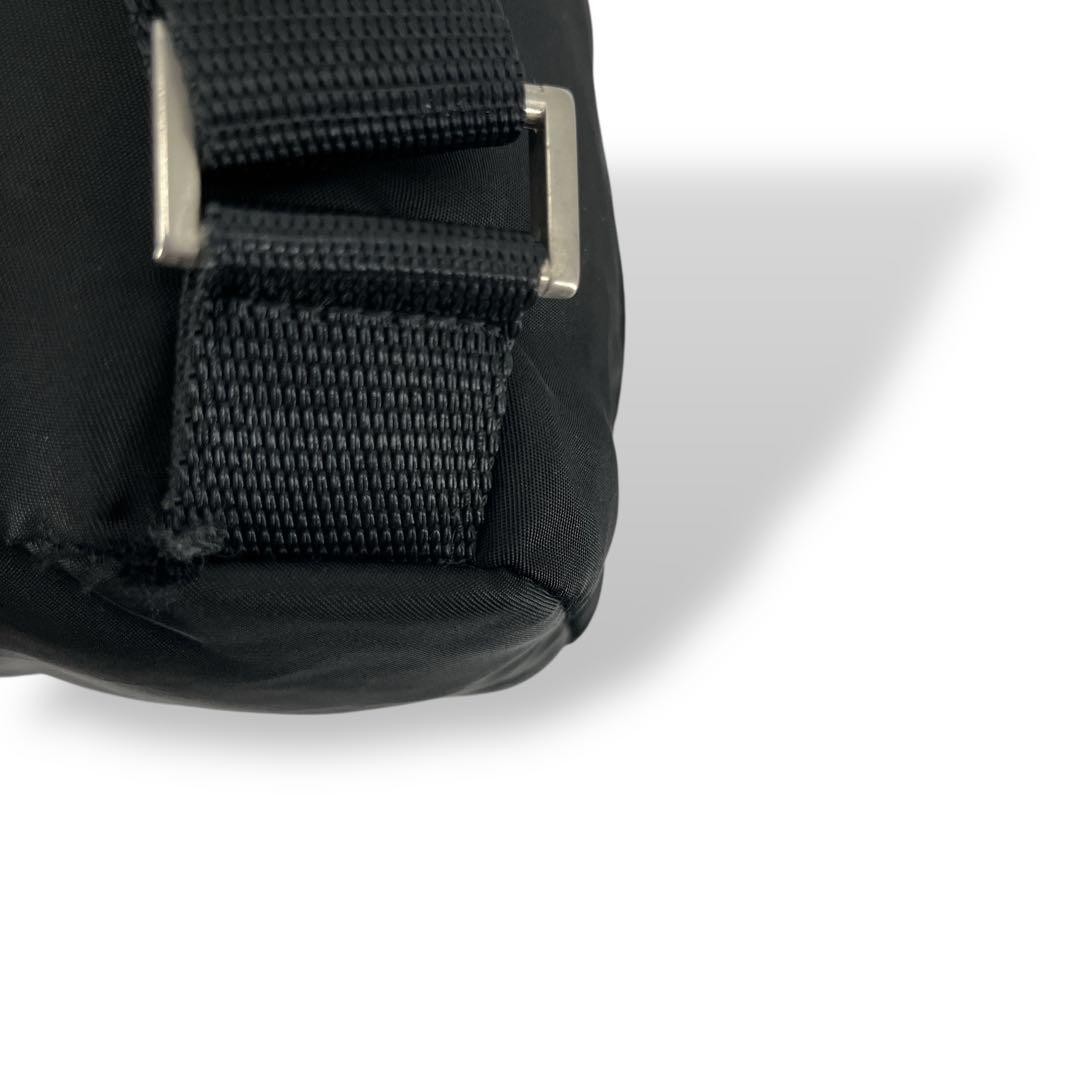 PRADA Mini Rucksack Drawstring Backpack Triangle … - image 10