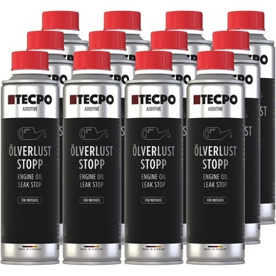 12x 300ml ÖL VERLUST STOP OIL LEAK STOP MOTORDICHTMITTEL ÖLVERLUST ÖLSTOP TECPO