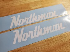 Northman Plow 10 Decals Stickers Gloss White 2 Vinyl Usa