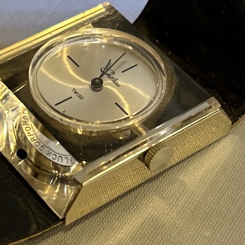 Vintage Chateau By Precision Watch & Band Set Lucite New Old Stock rare find - Picture 14 of 21