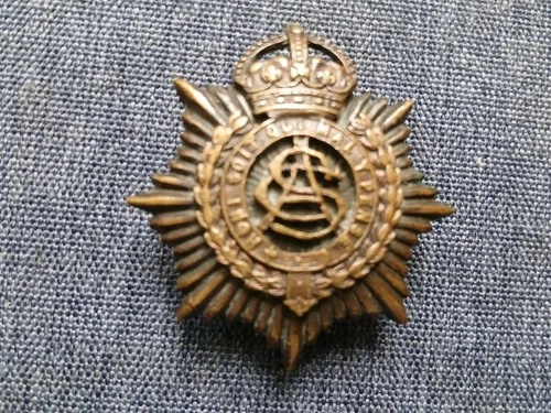 #123 – WW1 ERA, ARMY SERVICE CORPS BRONZE OSD CAP BADGE
