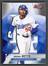 2025 Bowman's Best Mookie Betts Los Angeles Dodgers Base Card