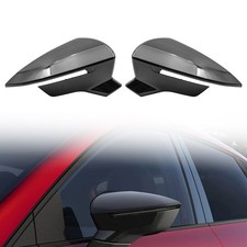 Coppia Coperture Protezioni Specchietto Retrovisore Sinistro Destro Di Ricambio Per Seat Leon Mk3 5f St Fr Cupra 20132019nero Lucido