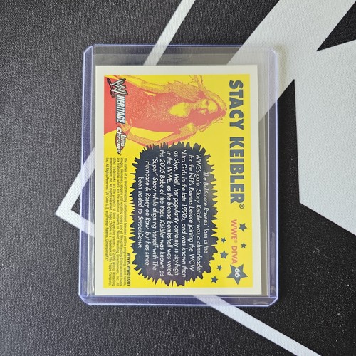 2006 WWE Topps Heritage Chrome Stacy Keibler Wrestling Card - Picture 2 of 2