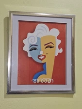 Vibrant Marilyn Monroe Art Print – Colorful Giclée, 11x7, Urban Pop Style – Made