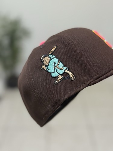 7 3/8 San Diego Padres New Era Frostyprem Hatclub Exclusivo Pinky UV Sombrero de Batalla - Imagen 2 de 3