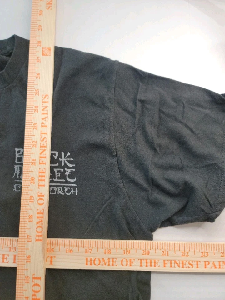 NOVA Camiseta Masculina Black Market Art Co. Crawl PRETA TAMANHO GRANDE CLARK NORTH - Imagem 3 de 4