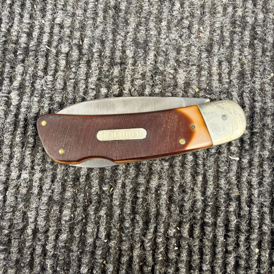 Cuchillo Plegable Schrader Vintage Old Timer Kickback #510T -- #3 Foto 3 de 4