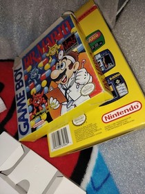 Lotto Dr. Mario Dr Mario NES scatola, manuale, solo inserto Dr Mario Gameboy (solo scatola) 