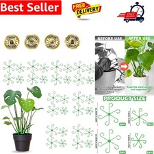 32Pcs Plant Stem Support Climbing Plant Support, Assorted Size Plastic Plant ...