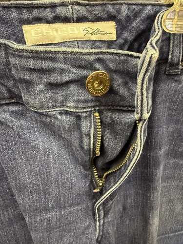 chicos platinum jeans size 1 #3 - Picture 4 of 4