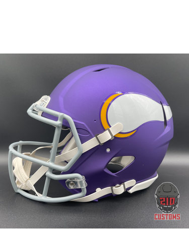 Minnesota Vikings (Tribute) Authentic Riddell Speed Full Size Helmet - Picture 3 of 4