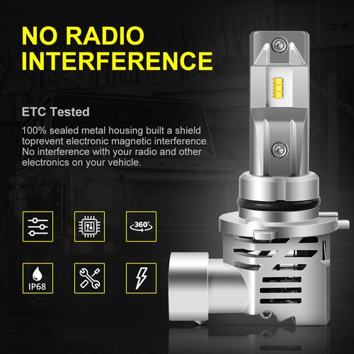 9006 LED Headlight Bulb Conversion Kit Low Beam White Super Bright 6500K - Picture 8 of 8