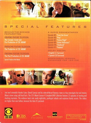 CSI: Miami - The Complete Fourth Season - DVD 7-Disc Box Set