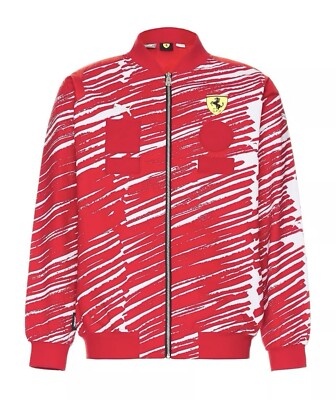 Puma SCUDERIA Ferrari x Joshua Vides Race Jacket Men Size L NWT