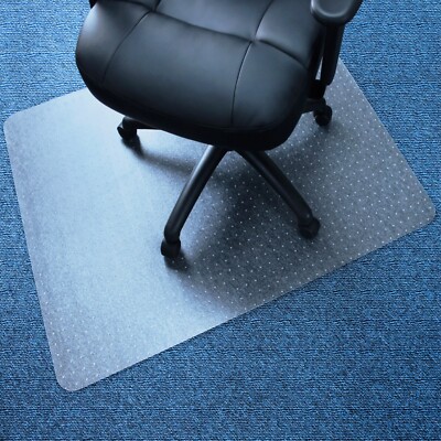 Marvelux PVC Office Desk Chair Mat Clear Floor Protector for