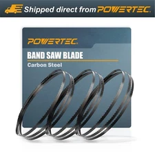 POWERTEC 13602V 80 Inch Bandsaw Blades Assortment for Woodworking, 12" Band Saw